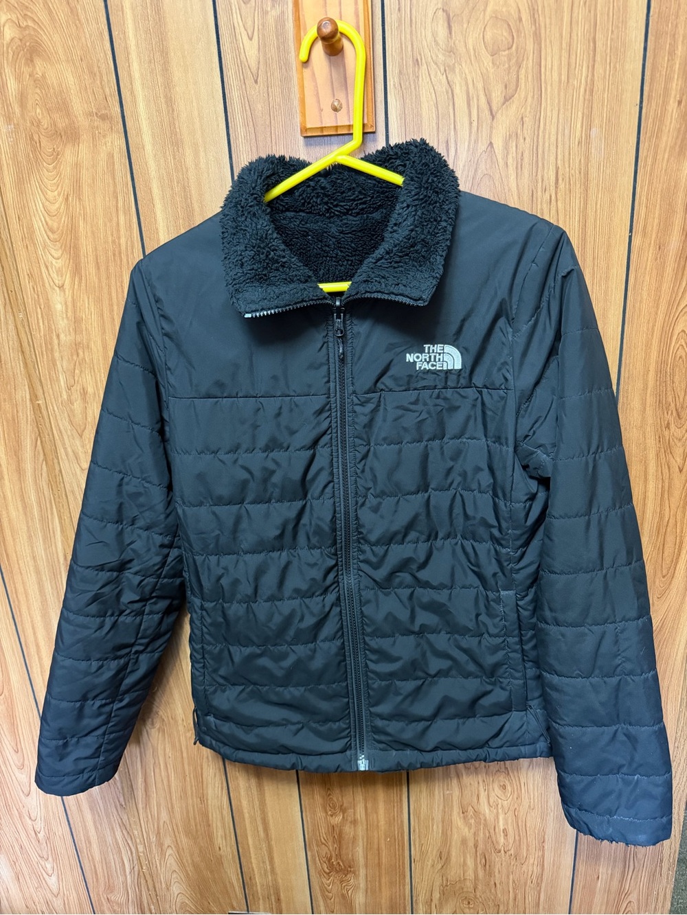 The North Face Women’s Black Insulated Sherpa Collar Jacket